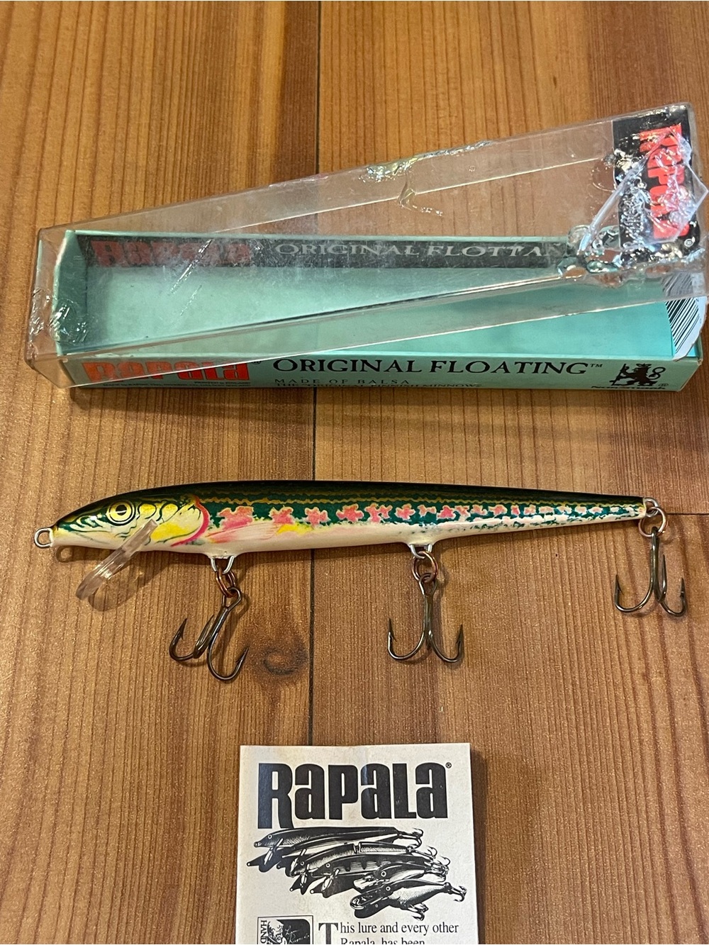 Rapala Original Floating 13 MN Vintage Ireland Minnow Lure 5 1/4”  1/4 Oz